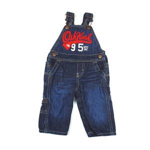 Oshkosh B'gosh Vestbak Denim Overalls sz 6 mos